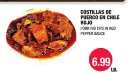 Carnicerias Jimenez PORK RIB TIPS IN RED PEPPER SAUCE offer