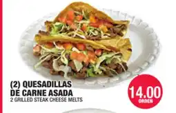 Carnicerias Jimenez (2) QUESADILLAS DE CARNE ASADA offer