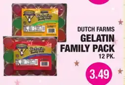 Carnicerias Jimenez DUTCH FARMS GELATIN FAMILY PACK offer