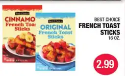 Carnicerias Jimenez BEST CHOICE FRENCH TOAST STICKS offer