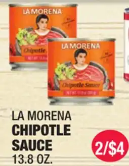 Carnicerias Jimenez LA MORENA CHIPOTLE SAUCE offer