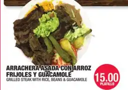 Carnicerias Jimenez ARRACHERA ASADA CON ARROZ FRÍO Y GUACAMOLE offer