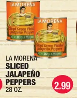 Carnicerias Jimenez LA MORENA SLICED JALAPEÑO PEPPERS offer