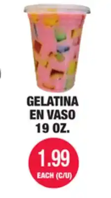 Carnicerias Jimenez GELATINA EN VASO 19 OZ offer
