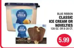 Carnicerias Jimenez BLUE RIBBON CLASSIC ICE CREAM OR NOVELTIES offer