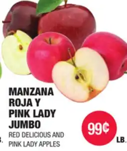 Carnicerias Jimenez MANZANA ROJA Y PINK LADY JUMBO offer