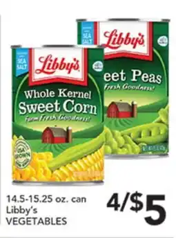 Pete's Fresh Market Libby's VEGETABLES offer