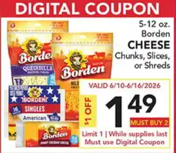 Pete's Fresh Market 5-12 oz. Borden CHEESE offer