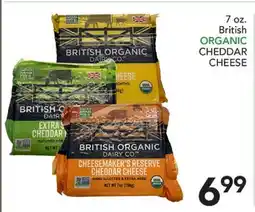 Pete's Fresh Market 7 oz. British ORGANIC CHEDDAR CHEESE offer