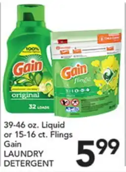 Pete's Fresh Market Gain LAUNDRY DETERGENT offer