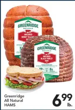 Pete's Fresh Market Greenridge All Natural HAMS offer
