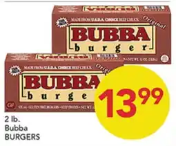 Pete's Fresh Market 2 lb. Bubba BURGERS offer
