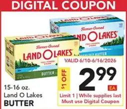 Pete's Fresh Market 15-16 oz. Land O Lakes BUTTER offer