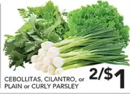 Pete's Fresh Market CEBOLLITAS, CILANTRO, OR PLAIN OR CURLY PARSLEY offer