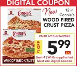 Pete's Fresh Market Connie's WOOD FIRED CRUST PIZZA offer