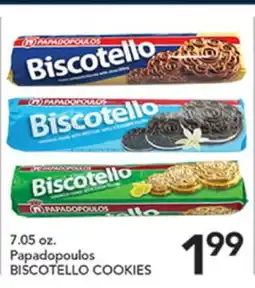 Pete's Fresh Market Papadopoulos BISCOTELLO COOKIES offer