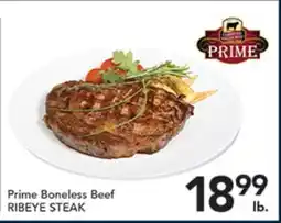 Pete's Fresh Market Prime Boneless Beef RIBEYE STEAK offer