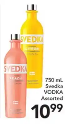 Pete's Fresh Market 750 mL Svedka VODKA offer