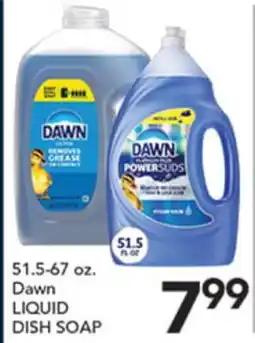 Pete's Fresh Market 51.5-67 oz. Dawn LIQUID DISH SOAP offer