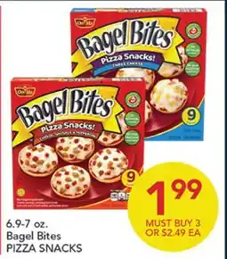 Pete's Fresh Market 6.9-7 oz. Bagel Bites PIZZA SNACKS offer