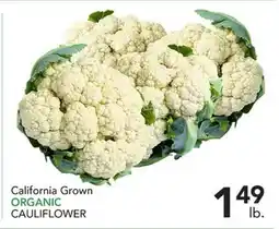 Pete's Fresh Market California Grown ORGANIC CAULIFLOWER offer