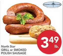 Pete's Fresh Market North Star GRILL or SMOKED POLISH SAUSAGE offer