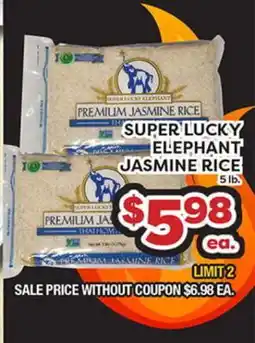 Torres Supermercado SUPER LUCKY ELEPHANT JASMINE RICE offer