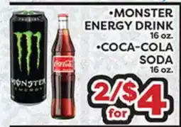 Torres Supermercado MONSTER ENERGY DRINK - COCA-COLA SODA offer