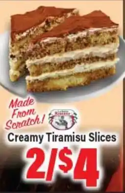 Angelo Caputo's Fresh Market CREAMY TIRAMISU SLICES offer