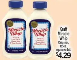 Angelo Caputo's Fresh Market Kraft Miracle Whip Original offer