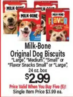 Angelo Caputo's Fresh Market Milk-Bone Original Dog Biscuits offer