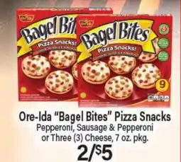Angelo Caputo's Fresh Market Ore-Ida Bagel Bites Pizza Snacks offer