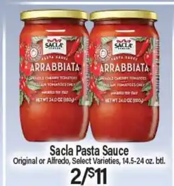 Angelo Caputo's Fresh Market Sacla Pasta Sauce offer