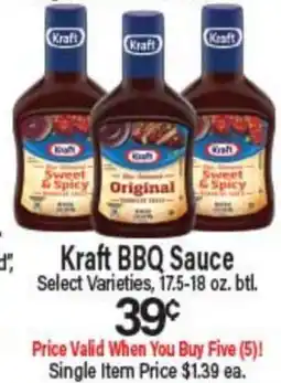 Angelo Caputo's Fresh Market Kraft BBQ Sauce offer