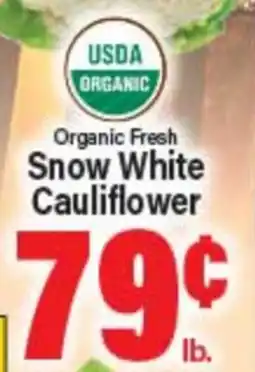 Angelo Caputo's Fresh Market USDA ORGANIC Organic Fresh Snow White Cauliflower offer