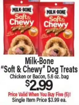 Angelo Caputo's Fresh Market Milk-Bone Soft & Chewy Dog Treats offer