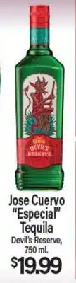 Angelo Caputo's Fresh Market Jose Cuervo Especial Tequila offer