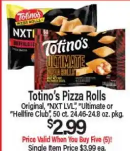 Angelo Caputo's Fresh Market Totino's Pizza Rolls offer
