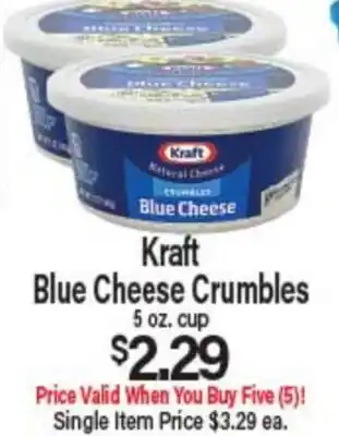 Angelo Caputo's Fresh Market Kraft Blue Cheese Crumbles offer