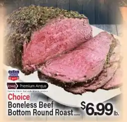 Angelo Caputo's Fresh Market Choice Boneless Beef Bottom Round Roast offer