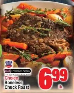 Angelo Caputo's Fresh Market Choice Boneless Chuck Roast offer