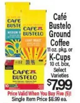 Angelo Caputo's Fresh Market Café Bustelo Ground Coffee offer