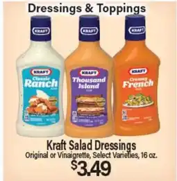 Angelo Caputo's Fresh Market Kraft Salad Dressings offer