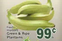 Angelo Caputo's Fresh Market Fresh Imported Green & Ripe Plantains offer