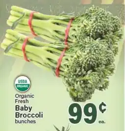 Angelo Caputo's Fresh Market Organic Fresh Baby Broccoli bunches offer