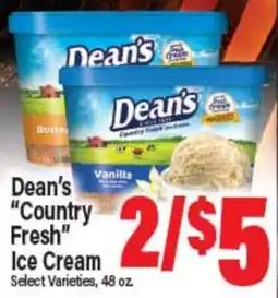 Angelo Caputo's Fresh Market Dean's Country Fresh Ice Cream offer