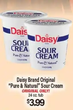 Angelo Caputo's Fresh Market Daisy Brand Original Pure & Natural Sour Cream offer