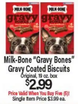 Angelo Caputo's Fresh Market Milk-Bone Gravy Bones Gravy Coated Biscuits offer