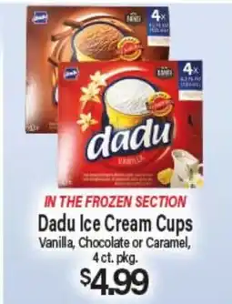 Angelo Caputo's Fresh Market Dadu Ice Cream Cups offer