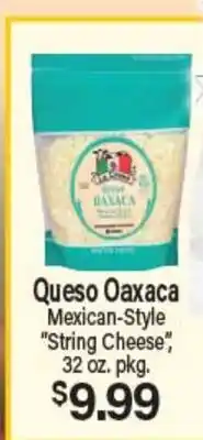 Angelo Caputo's Fresh Market Queso Oaxaca Mexican-Style String Cheese offer